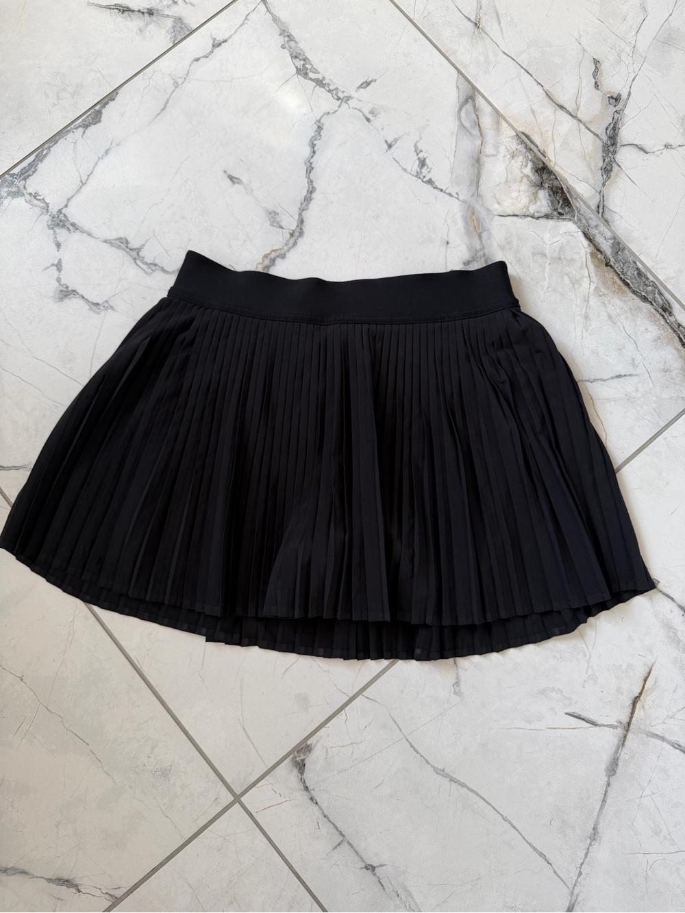 lululemon athletica Black Pleated Mini Skirt